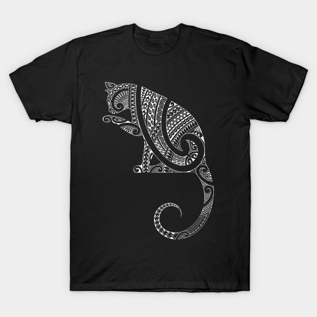 Polynesian cat T-Shirt by Tikitattoo